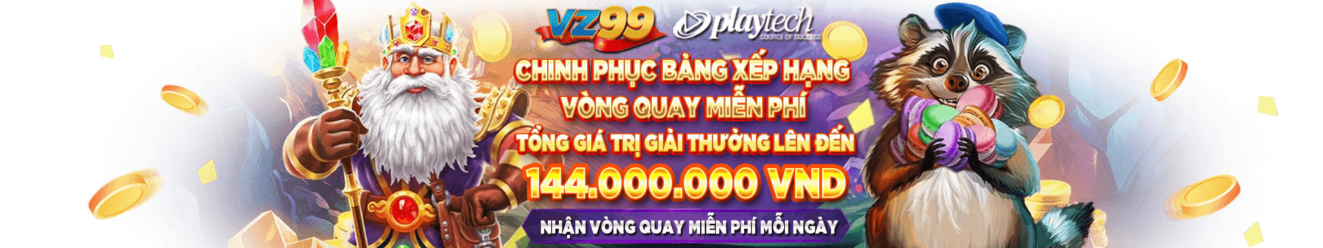 VZ99 11 Chinh phục vòng quay miễn phí tại VZ99